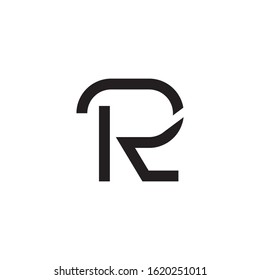 R initial letter logo template vector icon design