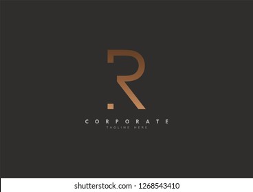 R Initial logo concept