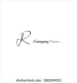 I R IR Erstmalige Handschrift oder handgeschriebenes Logo für Identität