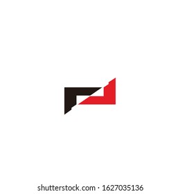 r & j letter logo vector image font combination