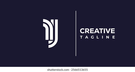 R and J logo design. RJ abstract Letters Logo Monogram. This logo design is the process of creating a visual symbol that represents a brand, company, or individual.