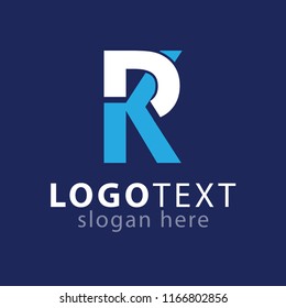 R K Initial letter logo vector