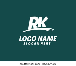 R K Initial logo