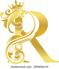 R KING  illustration vector logo design