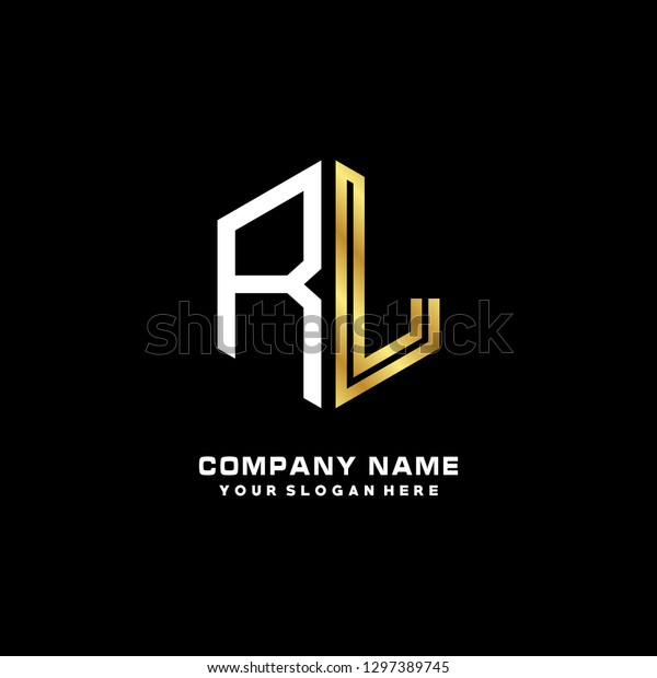 R L Initial Letter Modern Logo Stock Vector (Royalty Free) 1297389745 ...