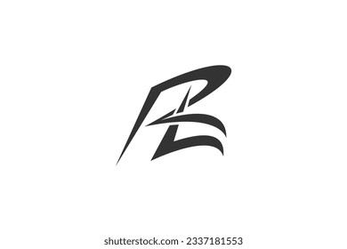 R L initial logo design icon symbol typeface identity