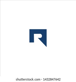 R L letter alphabet logo design