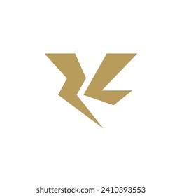 R L logo letter simple business memorable geometric luxury