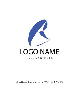 R Latter Logo Design Vector Template