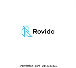 R latter Logo Template vector symbol  