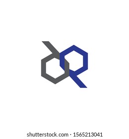 R Letter Arrow vector illustration icon Logo Template design