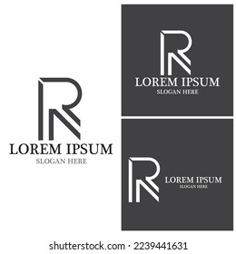 R Letter Arc Vektorgrafik Symbol Logo Vorlage Design