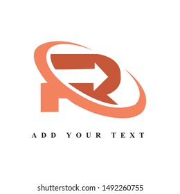 R letter business logo design and vector art
