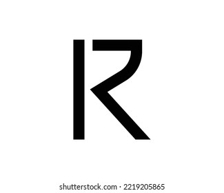 R letter creative design vector template