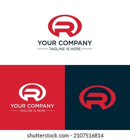 R Letter Creative Logo Design Template