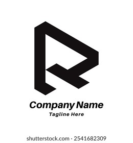 Icono de diseño de logotipo creativo de letra R