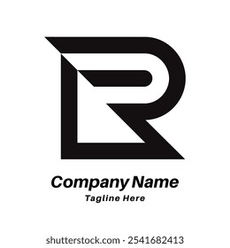 Icono de diseño de logotipo creativo de letra R