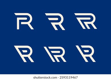 R Letter Creative Logo Design