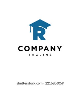R Letter EducationVector logo icon vector Template.