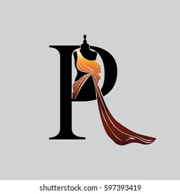 R Letter, Fashion Designer Logo