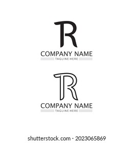 R Letter Font Arrow Vector Illustration Stock Vector (Royalty Free ...