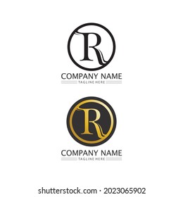 R Letter Font Arrow Vector Illustration Stock Vector (Royalty Free ...