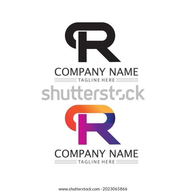 R Letter Font Arrow Vector Illustration Stock Vector (Royalty Free ...