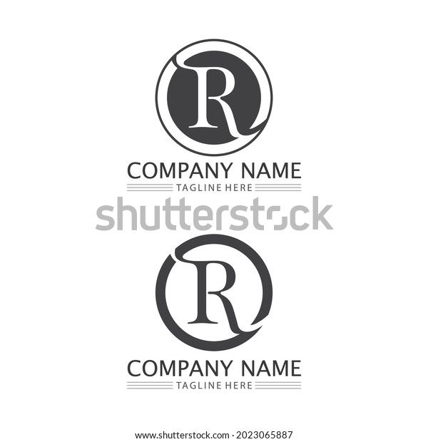 R Letter Font Arrow Vector Illustration Stock Vector (Royalty Free ...