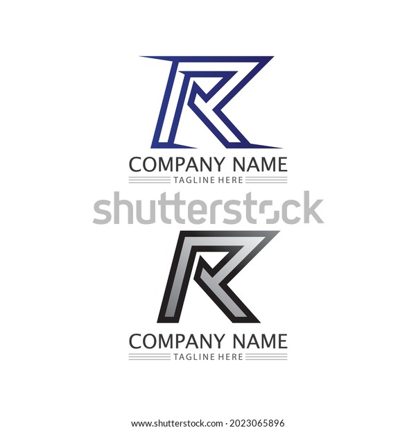 R Letter Font Arrow Vector Illustration Stock Vector (Royalty Free ...
