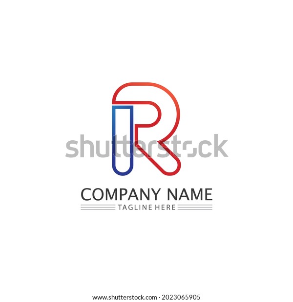 R Letter Font Arrow Vector Illustration Stock Vector (Royalty Free ...