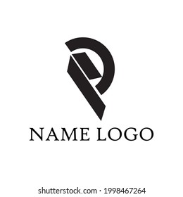 "R" letter illustration vector logo design
