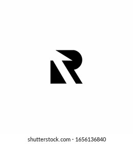 R Letter Initial Logo Design Vector.