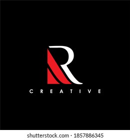 R Letter Initial Logo Design Template Vector Illustration	
