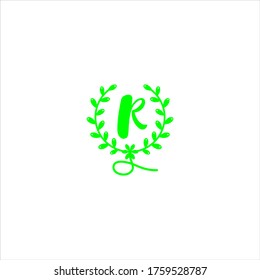 R letter logo abstract design