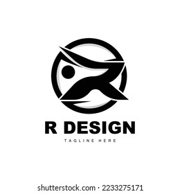 R Letter Logo, Alphabet Vector, Initial R Product Brand Logotype Design