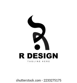 R Letter Logo, Alphabet Vector, Initial R Product Brand Logotype Design