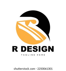 R Letter Logo, Alphabet Vector, Initial R Product Brand Logotype Design