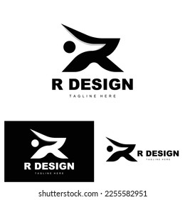 R Letter Logo, Alphabet Vector, Initial R Product Brand Logotype Design