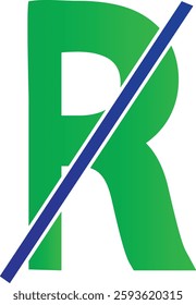 r letter logo beautiful design vector file eps