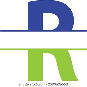 R letter logo beautiful design vector file eps