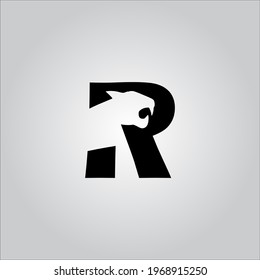 R letter logo with blue background. R
letter design. R letter icon. R.