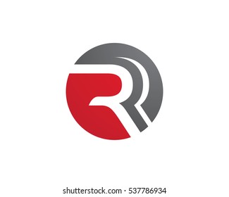 R Letter Logo Business professional logo template