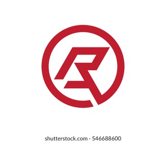 R A Letter Logo Business professional logo template