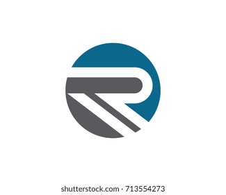R Letter Logo Business professional logo template