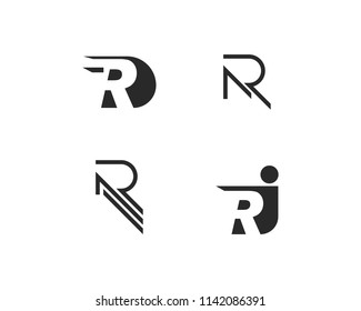 R Letter Logo Business Template Vector icon