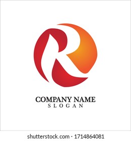 R Letter Logo Business Template Vector icon