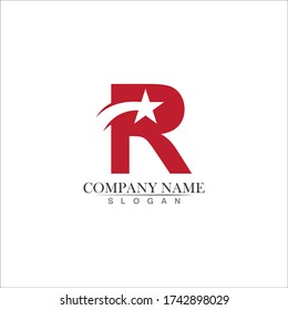R Letter Logo Business Template Vector icon