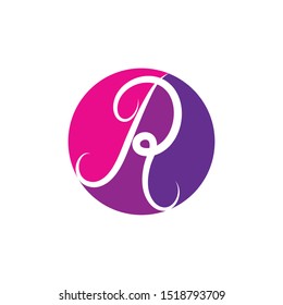R letter logo business vector template