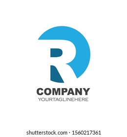 R letter logo business vector template