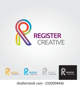 R Letter Logo Concept and Logotype
